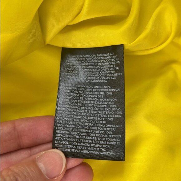 THE NORTH FACE Men's Antora Breathable Waterproof Rain Jacket Yellow/Black XL - Picture 11 of 13